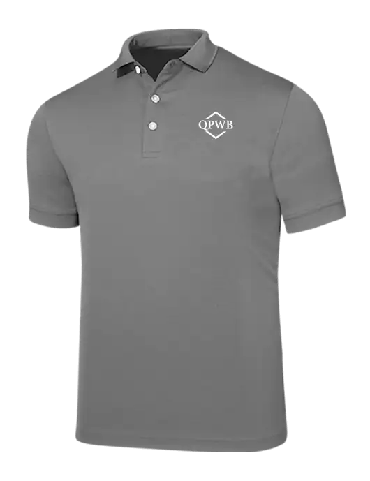 Callaway Ottoman Medium Grey Polo w/QPWB Logo