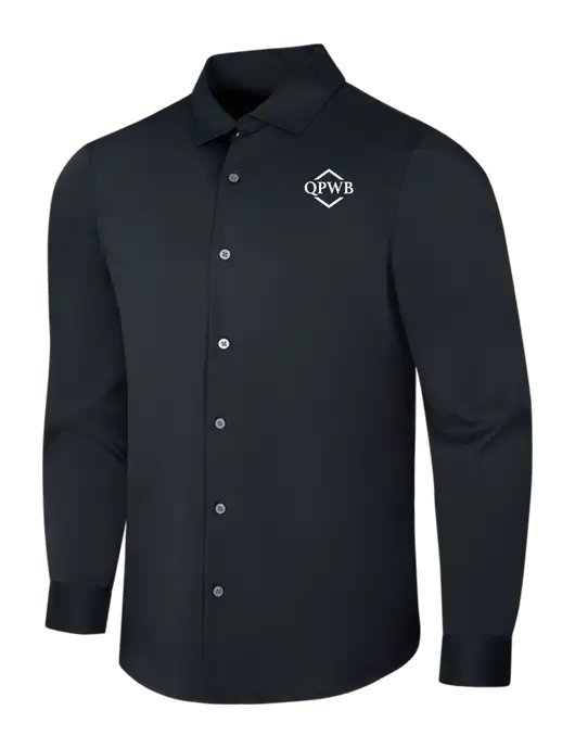 Black City Stretch Shirt w/QPWB Logo