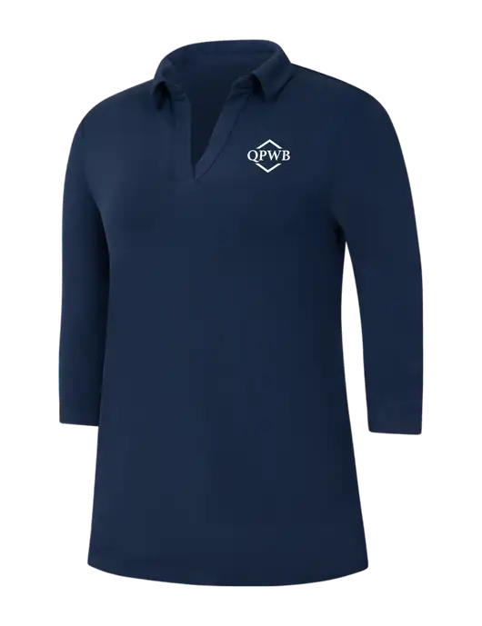 Navy Womens Luxe Knit Tunic w/QPWB Logo