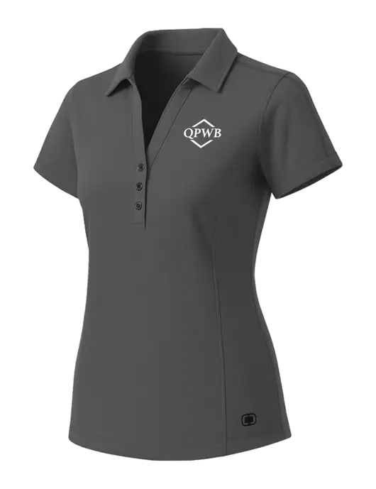OGIO Womens Medium Grey ONYX Polo w/QPWB Logo