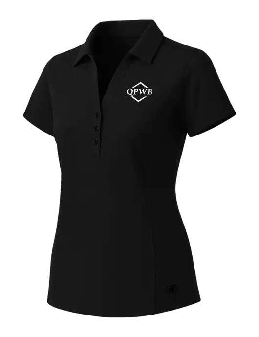 OGIO Womens Blacktop ONYX Polo w/QPWB Logo