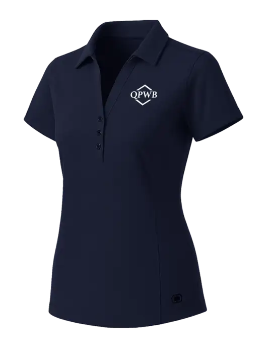 OGIO Womens Navy ONYX Polo w/QPWB Logo