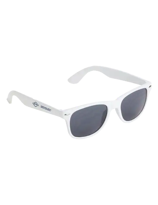 Daytona White Sunglasses w/QPWB Logo