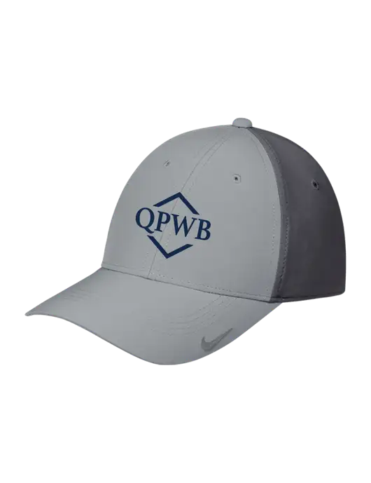 Nike Light Grey/Dark Grey Dri-FIT Legacy Cap w/QPWB Logo
