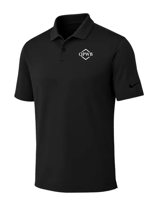 Nike Black Dri-FIT Vapor Polo w/QPWB Logo