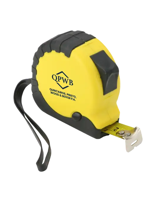Yellow Tape Measure, 16' w/QPWB Logo