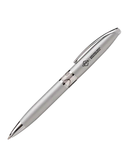Illusion Silver Pen - Black Ink w/QPWB Logo