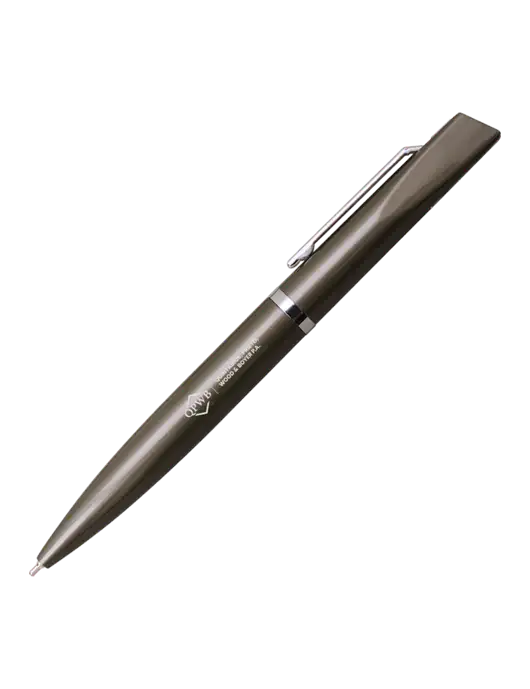 Santos Gunmetal Pen - Black Ink w/QPWB Logo